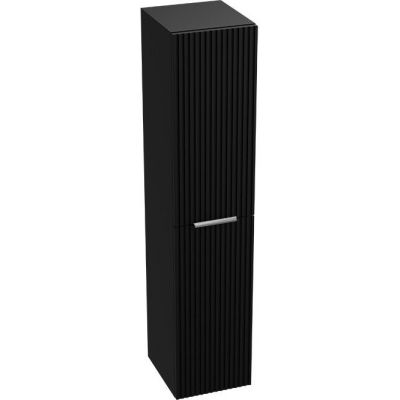 LaVita Oklahoma szafka 30x25x140 cm boczna wisząca czarny mat