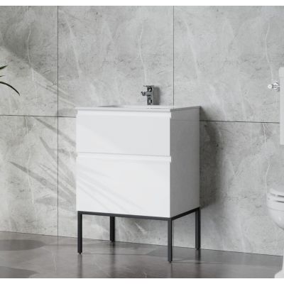 LaVita Topeka umywalka z szafką 60 cm białą