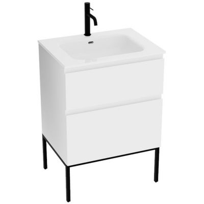 LaVita Topeka umywalka z szafką 60 cm białą