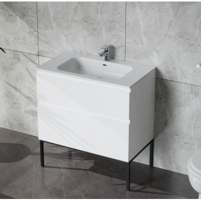 LaVita Topeka umywalka z szafką 80 cm białą