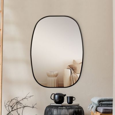 Ars Longa Vintage lustro 60x90 cm czarne VINTAGE6090-C