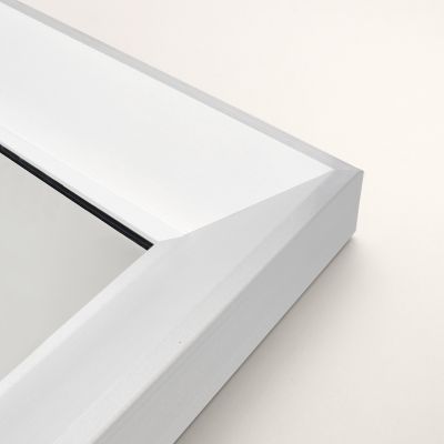 Ars Longa Alpi lustro 58,8x48,8 cm prostokątne białe ALPI4050-B