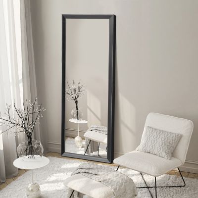 Ars Longa Alpi lustro 128,8x68,8 cm prostokątne czarne ALPI60120-C