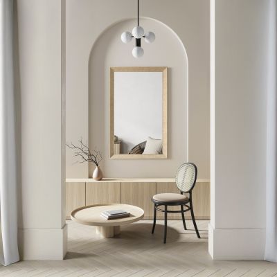 Ars Longa Alpi lustro 58,8x48,8 cm prostokątne dąb ALPI4050-D