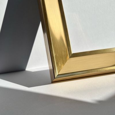 Ars Longa Alpi lustro 58,8x48,8 cm prostokątne złote ALPI4050-Z