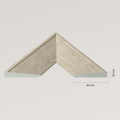Ars Longa Bari lustro 64x54 cm prostokątne dąb BARI4050-D