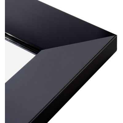 Ars Longa Factory lustro 88 cm kwadratowe czarny połysk FACTORY7070-C