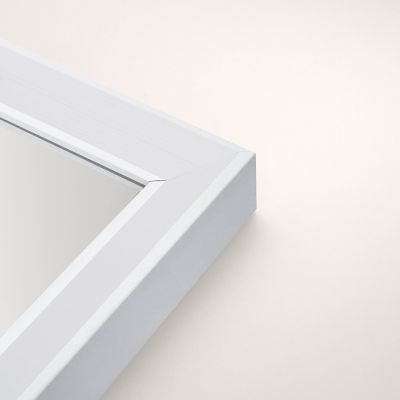 Ars Longa Helsinki lustro 135,2x45,2 cm prostokątne z matą grzewczą białe HELSINKI40130-B