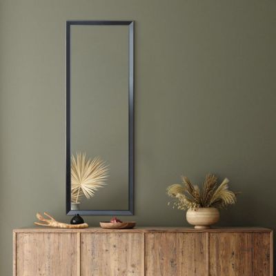 Ars Longa Helsinki lustro 135,2x45,2 cm prostokątne czarne HELSINKI40130-C