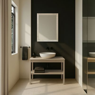 Ars Longa Helsinki lustro 135,2x45,2 cm prostokątne drewno HELSINKI40130-D