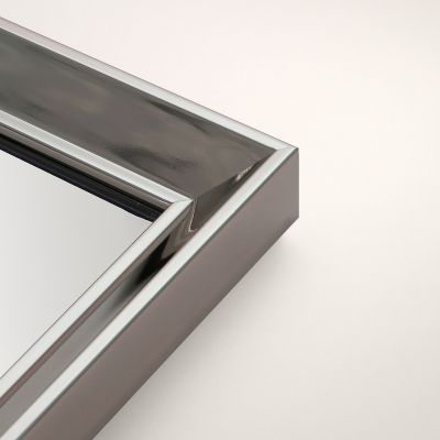 Ars Longa Helsinki lustro 135,2x45,2 cm prostokątne nikiel HELSINKI40130-N