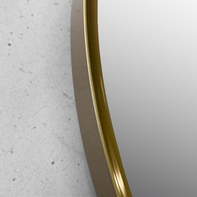 Ars Longa Lumio lustro 80 cm okrągłe z oświetleniem złote LED-LUMIO80-Z