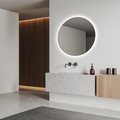 Ars Longa Luna lustro 80 cm okrągłe z oświetleniem LED-LUNA80