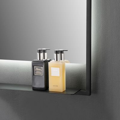 Ars Longa Puro lustro 60x90 cm prostokątne z oświetleniem LED-PURO6090-C