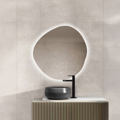 Ars Longa Roca lustro 80x80 cm z oświetleniem LED-ROCA80