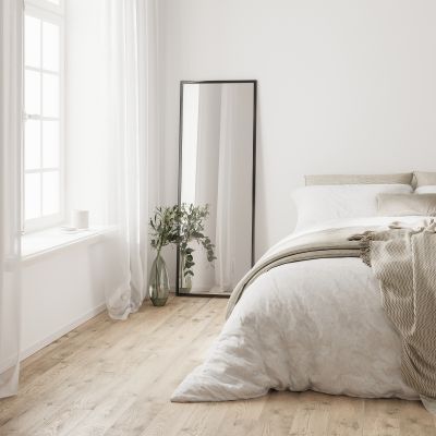 Ars Longa Linea lustro 73x73 cm kwadratowe czarne LINEA7070-C