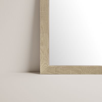 Ars Longa Linea lustro 123x63 cm prostokątne dąb LINEA60120-D