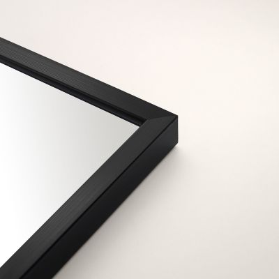 Ars Longa Linea lustro 173x63 cm prostokątne czarne LINEA60170-CS