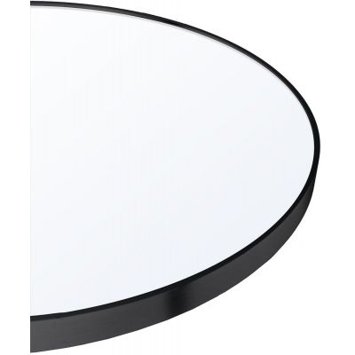 Ars Longa Loft lustro 90 cm okrągłe czarne LOFT90-C
