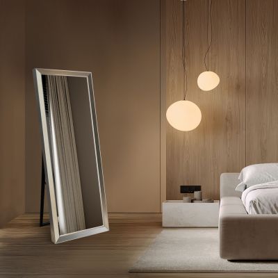 Ars Longa Alpi lustro stojące 58,8x168,8 cm prostokątne szampańskie LS-ALPI50160-S