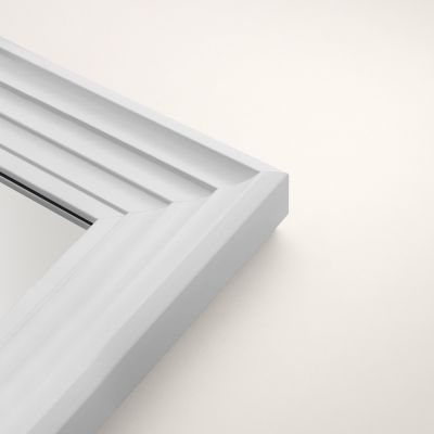 Ars Longa Malaga lustro stojące 64,6x174,6 cm prostokątne białe LS-MALAGA50160-B