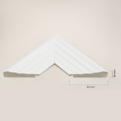 Ars Longa Malaga lustro stojące 64,6x174,6 cm prostokątne białe LS-MALAGA50160-B