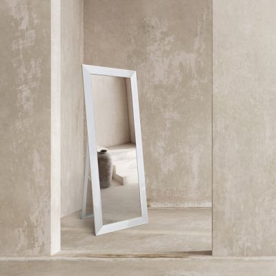 Ars Longa Milano lustro stojące 64,6x174,6 cm prostokątne białe LS-MILANO50160-B