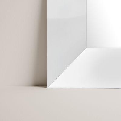 Ars Longa Milano lustro stojące 64,6x174,6 cm prostokątne białe LS-MILANO50160-B