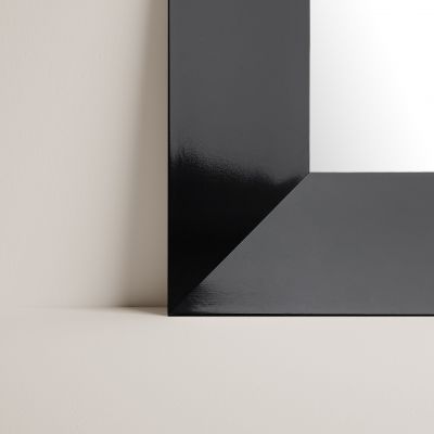 Ars Longa Milano lustro stojące 64,6x174,6 cm prostokątne czarne LS-MILANO50160-C