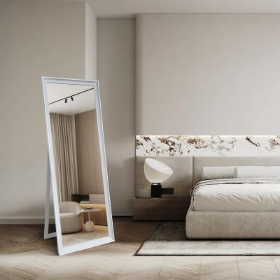 Ars Longa Oslo lustro stojące 40,4x160,4 cm prostokątne biały połysk LS-OLSO32152-B
