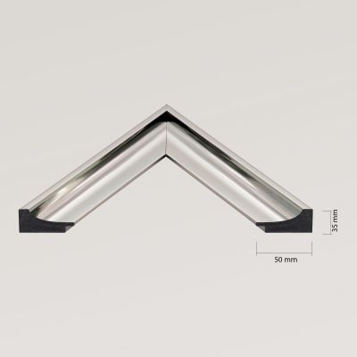 Ars Longa Oslo lustro stojące 40,4x160,4 cm prostokątne nikiel LS-OLSO32152-N