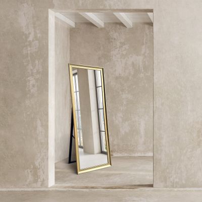 Ars Longa Oslo lustro stojące 40,4x160,4 cm prostokątne złote LS-OLSO32152-Z