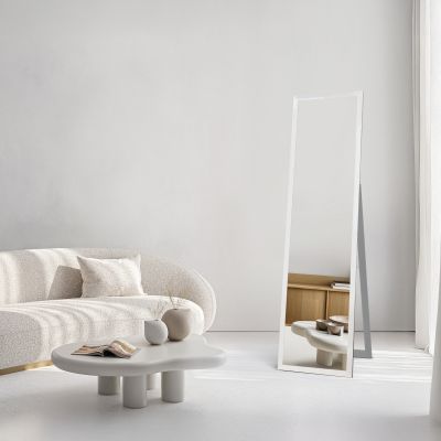 Ars Longa Slim lustro stojące 39,8x159,8 cm prostokątne biały połysk LS-SLIM32152-B