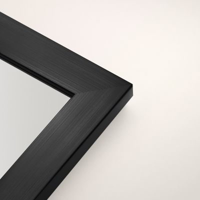 Ars Longa Slim lustro stojące 39,8x159,8 cm prostokątne czarne szczotkowane LS-SLIM32152-CS
