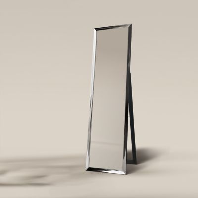 Ars Longa Slim lustro stojące 39,8x159,8 cm prostokątne nikiel LS-SLIM32152-N