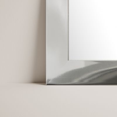 Ars Longa Slim lustro stojące 39,8x159,8 cm prostokątne nikiel LS-SLIM32152-N
