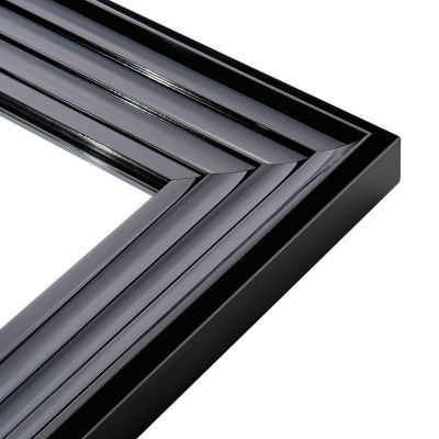 Ars Longa Malaga lustro 184x74 cm prostokątne czarny połysk MALAGA60170-C