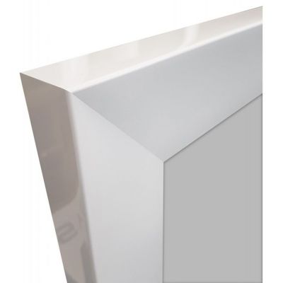 Ars Longa Milano lustro 134x74 cm prostokątne biały połysk MILANO60120-B