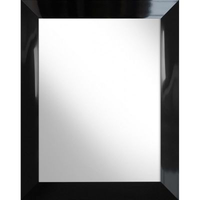 Ars Longa Milano lustro 84x64 cm prostokątne czarny połysk MILANO5070-C