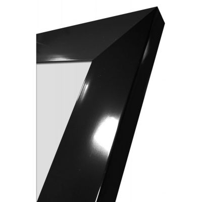 Ars Longa Milano lustro 84x64 cm prostokątne czarny połysk MILANO5070-C