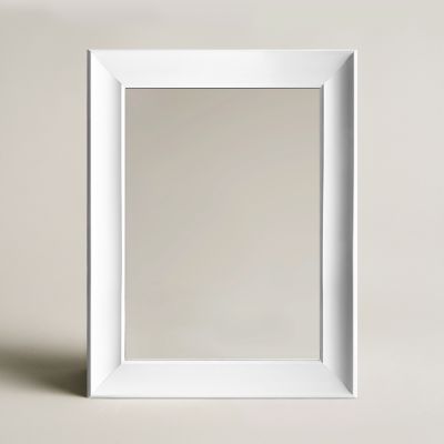 Ars Longa Monza lustro 58,4x68,4 cm prostokątne białe Monza4050-B