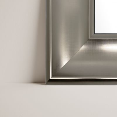 Ars Longa Monza lustro 58,4x68,4 cm prostokątne srebrne Monza4050-S