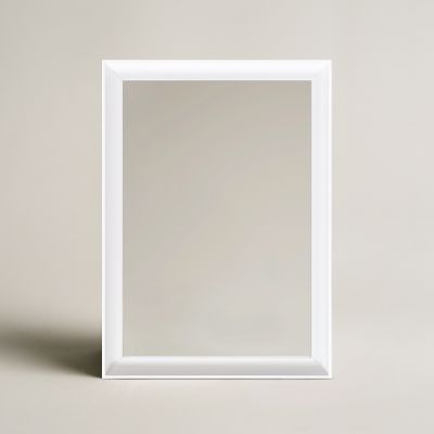 Ars Longa Oslo lustro 58,4x48,4 cm prostokątne białe OSLO4050-B
