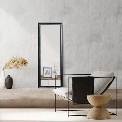 Ars Longa Oslo lustro 58,4x48,4 cm prostokątne czarne OSLO4050-C