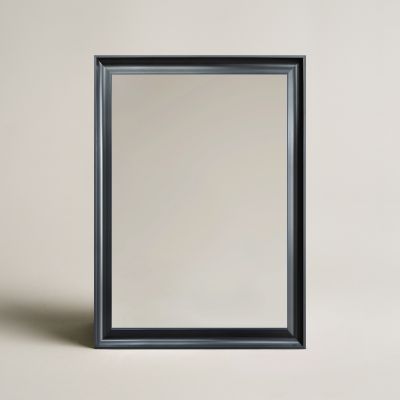 Ars Longa Oslo lustro 58,4x48,4 cm prostokątne czarne OSLO4050-C