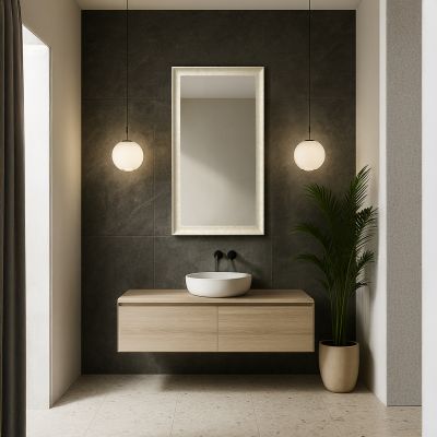 Ars Longa Oslo lustro 58,4x48,4 cm prostokątne dąb OSLO4050-D