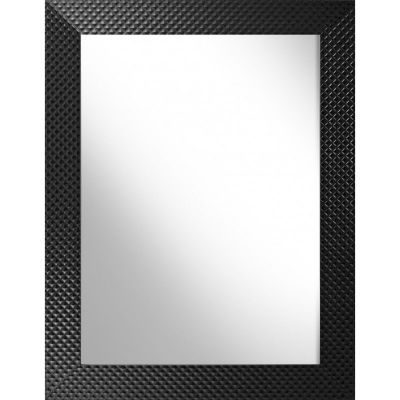 Ars Longa Piko lustro 83 cm kwadratowe czarny mat PIKO7070-C