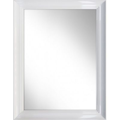 Outlet - Ars Longa Roma lustro 82x62 cm prostokątne biały połysk ROMA5070-B