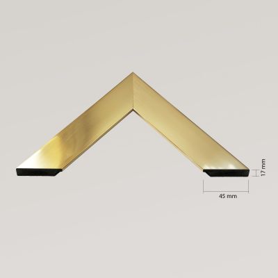 Ars Longa Slim lustro 137,8x47,8 cm prostokątne złote szczotkowane SLIM40130-ZS