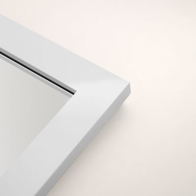Ars Longa Slim lustro 57,8x47,8 cm prostokątne białe SLIM4050-B